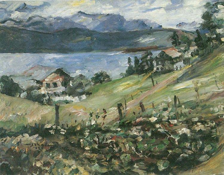 Lovis Corinth Walchensee, Gemusegarten